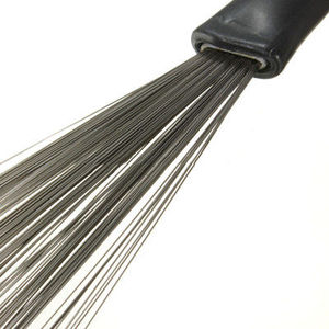 Usine de gros tambours de jazz spéciaux tambours rétractable métal en acier inoxydable <span class=keywords><strong>brosse</strong></span> de tambour - Product Image 1