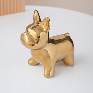 Adornos nórdicos de porcelana para perros, joyería creativa para animales, modelo de pozo, artesanías decorativas, hucha para perros y toros - Product Image 6