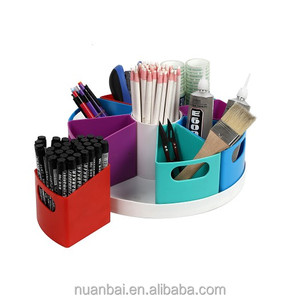 Tạo một trung tâm lưu trữ không gian xoay đa năng, khay xoay <span class=keywords><strong>Lazy</strong></span> <span class=keywords><strong>Susan</strong></span>, hộp đựng đồ dùng học tập, hộp đựng đồ thủ công, hộp đựng đồ dùng học tập - Product Image 5