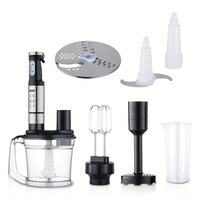 5-in-1 groentehakker, garde, sapcentrifuge, keukenmachine, blender, elektrische blender set voor de keuken