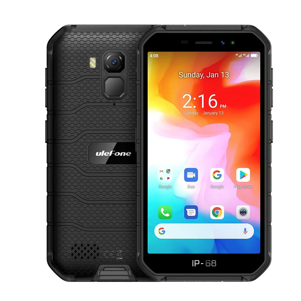 Low Price Ulefone Armor X7 Rugged Phone 2GB+16GB Waterproof Unlock Rugged Cell Phones Cheap Android Mobile Phones