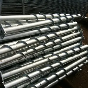 Customized All Weather Construction Multiple Blade Spiral Galvanized Steel Ground Stakes