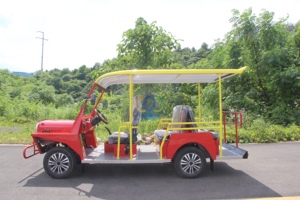 Mini Moke électrique 20 kW de puissance de pointe, carrosserie tout aluminium antirouille, homologué CEE UE avec COC, véhicule professionnel pour <span class=keywords><strong>location</strong></span> en station balnéaire - Product Image 3