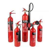 Extincteur portable au CO2, série 2 kg, 3 kg, 5 kg, pour équipement électrique, voiture, bureau, centre de données, sécurité incendie
