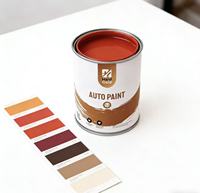 Peinture automobile haute couvrance 1K 2K, revêtement liquide écologique pour la réparation de carrosserie, application par pulvérisation