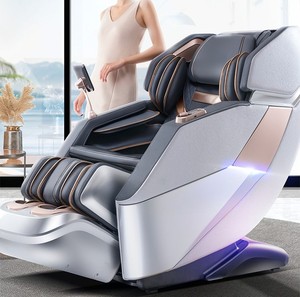 2025 Modern C105 Portable Chair 3D Zero Gravity Heating with Neck Back Buttock Foot-PU Leather Foldable - Product Image 4