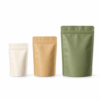 Sachet Doypack Biodégradable Personnalisé Imprimé Qualité Alimentaire avec Fenêtre Transparente pour Emballage de Snacks, Noix et Fruits Secs – Vente en Gros