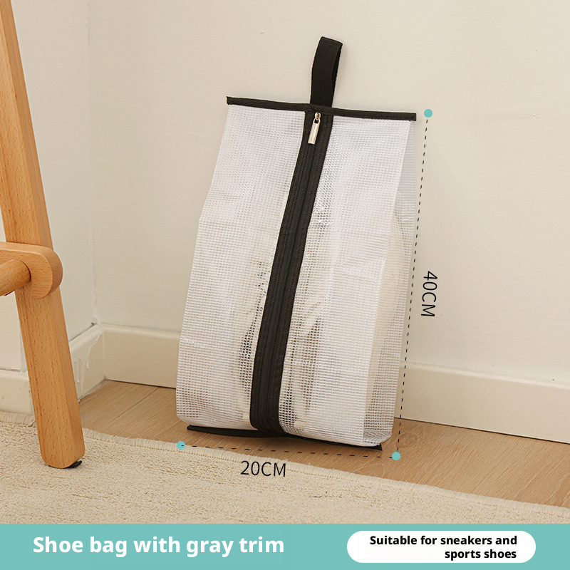 Sac à chaussures bord noir
