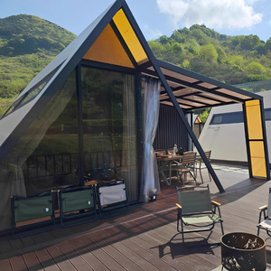 Customized Trigone <b>Tent</b> One Bedroom Four-season Waterproof Oxford Cloth <b>Large</b> Space Outdoor Lodge - Product Image 2