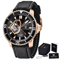 Pagani Design PD-1674 1674 Wasserdichte Automatische Mechanische Armbanduhr Luxus Japan NH39 Uhrwerk Armbanduhr für Herren Reloj + Box