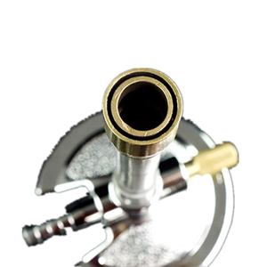 Quemador <span class=keywords><strong>Bunsen</strong></span> de laboratorio con válvula de control de gas Soplete de alcohol Llama ajustable Gas natural con lámpara de gas estabilizadora de llama - Product Image 3