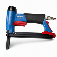 Agrafeuse pneumatique industrielle à couronne large en acier (Modèle XJP7116) ; Capacité de 190 agrafes ; Compatible avec des longueurs d'agrafes de 4 mm à 16 mm