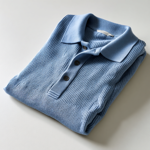 2026 <span class=keywords><strong>Polo</strong></span> da <span class=keywords><strong>uomo</strong></span> in <span class=keywords><strong>lana</strong></span> Merino a coste a maniche lunghe-maglieria termica - Product Image 6