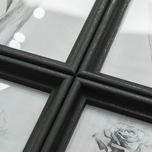 न्यूनतम डिजाइन के साथ बहु-रंग पर्यावरण के अनुकूल लकड़ी के फोटो फ्रेम हल्के वाटरप्रूफ दीवार-हैंगिबल सजावटी फर्नीचर - Product Image 2