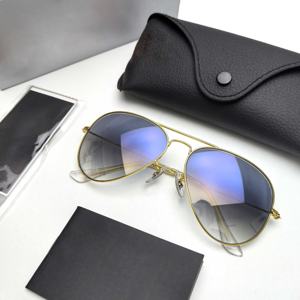 Lunettes de soleil classiques de haute qualité, best-seller, couleur bleue, pour hommes, modèle 3025 - Product Image 3