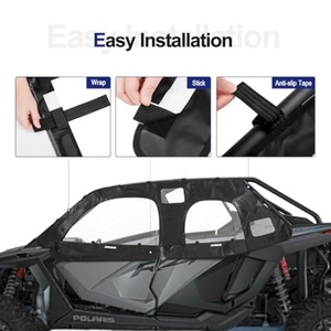 ฝาปิดด้านบนสำหรับรถ Polaris RZR Pro กับการออกแบบลูกกลิ้งซิปลมเย็นสำหรับ RZR Pro <span class=keywords><strong>XP</strong></span> 4และ2022-2024 RZR Turbo R 4 - Product Image 4