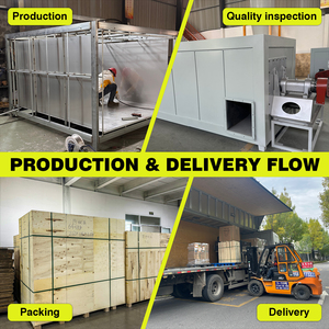 Cabina de Pintura en Polvo Pequeña Galin 560x220x260cm con Sistema de Filtro de Cartucho de Recuperación Ciclónica para Piezas Metálicas Automotrices Industriales CE - Product Image 6