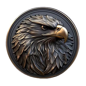 Pin de Metal Esmaltado con Diseño de Águila, Broche Infantil para Sombreros, Cuellos, Ropa y Bolsos - Product Image 1