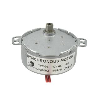 Chancs มอเตอร์ซิงโครนัส TYC-50 12V AC 5/6RPM 4W แปลนเมาท์ cw/ccw - Product Image 1
