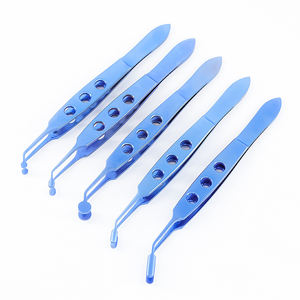 คีมนวดเปลือกตาโลหะผสมไทเทเนียมจากโรงงานโดยตรง คีมจักษุ คีมศัลยกรรมตกแต่ง เครื่องมือผ่าตัดพลาสติก - Product Image 1