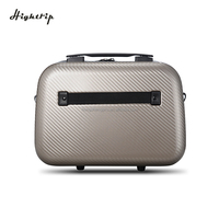 Boîte de rangement pour maquillage unisexe, moderne, antivol, étanche, en ABS+PC, avec sangle de bagage pour mini voyages