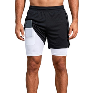 Pantalones Cortos Deportivos Personalizados para Hombre, de Secado Rápido, Impresión por Sublimación de Fábrica Profesional, para Maratón, Entrenamiento Deportivo, Gimnasio, Ejercicio - Product Image 1