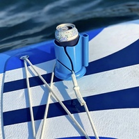 Porte-gobelet universel pour planche à pagaie et kayak, multifonctionnel, anti-renversement, en caoutchouc souple TPE, pour le surf, la pêche en plein air
