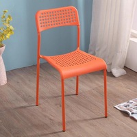 Mobilier de maison chaise d'extérieur en plastique chaise de cuisine salon café hôtel