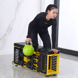 Vente en gros d'équipement de fitness haltères réglables pour musculation haltère poids libre banc d'haltères pliable multifonctionnel - Product Image 4