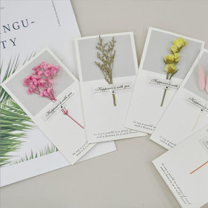 Jour de l'<span class=keywords><strong>An</strong></span> Saint Valentin Cartes de voeux Roses séchées Cadeaux de poche Fête des enseignants Anniversaire Festive Roses Collection de cartes - Product Image 6