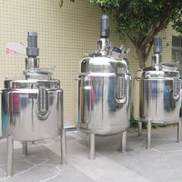 Bon prix réservoir de réacteur de fermentation de mélange de chauffage à vapeur pour la biologie réservoir de réacteur d'enzyme de jus liquide en acier inoxydable