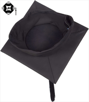 Bouchon de graduation en feutre noir de style britannique de haute qualité Mortarboard réglable pour les cérémonies scolaires et universitaires