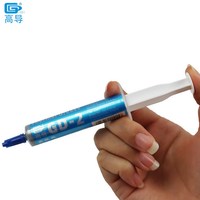 2 pièces poids net 15 grammes GD-2 gris pâte de graisse thermoconductrice plâtre composé dissipateur de chaleur pour CPU GPU sac emballage
