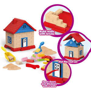 Plastica artigianale castello di sabbia giocattoli materiali educativi per la costruzione di casa gioco con per la sabbia magica - Product Image 4