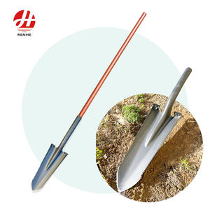 Fábrica da China Produto Direto Ferramentas Agrícolas Pá de Jardim em Aço 50Mn com Cabo de Madeira - Product Image 1