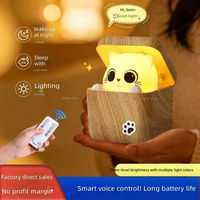 Adorable lampe de nuit LED rechargeable à détecteur de mouvement pour enfants, chambre à coucher, décoration de la maison