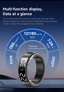 2026 SR08 Smart Ring With Charing Box Heart Rate Sleep Tracker Sport Modes IP68 Waterproof Digital Display for IOS Android - Product Image 3