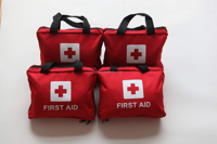 Botiquín de primeros auxilios de nailon portátil de alta calidad, venta al por mayor, aparatos de emergencia y clínicas de viaje con certificación CE