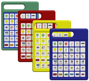 Tableau de communication pour la thérapie logopedique et l'autisme, dispositif AAC avec 5 boutons programmables, volume réglable, pour enfants autistes de 14 ans et plus, en plastique - Product Image 3
