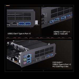 MINISFORUM BD795i SE ITX Motherboard AMD <strong>Ryzen</strong> <strong>9</strong> 7945HX 16C/32T 5.4GHz PCIe 5.0 X16 Slot 8K Triple Output /DP/USB-C Business - Product Image 4