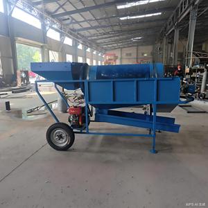 Oro Trommel Scrubber ad alta capacità di oro lavatrice pesante oro estrazione mineraria macchina Trommel per il minerale di argilla e roccia - Product Image 4