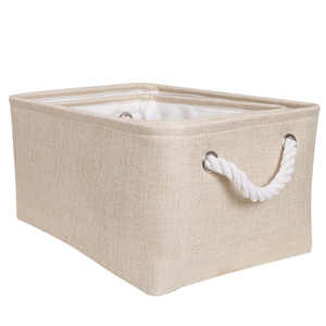 Colorful Double Tier Eco-friendly Waterproof Fabric Storage <strong>Basket</strong> with EVA Coating for <strong>Wardrobe</strong> - Product Image 2