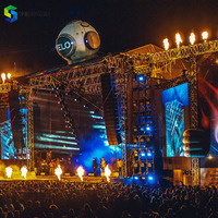 Scène mobile en aluminium robuste pour événements extérieurs, concerts, DJ, fêtes, à vendre