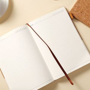 Wholesale Custom Logo A5 <b>Creative</b> Eco-Friendly Wheat Straw Patchwork Business Office Notebook <b>Gift</b> Box Set - Product Image 4