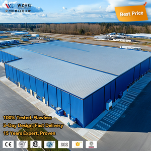 ระบบระบายอากาศอาคารโครงสร้างเหล็กสำหรับคลังสินค้าอุตสาหกรรมมีความปลอดภัยในการสกัดสารเคมีอายุการใช้งาน50ปี - Product Image 1