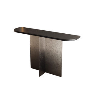 Table d'entrée à suspension en acrylique de luxe moderne, longue et étroite côté salon, armoire porte-à-porte, design d'art contemporain - Product Image 6