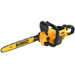 Scie à chaîne électrique Dewalt Flexvolt, barre de 45 cm, moteur sans balais, qualité industrielle, alimentée par batterie - Product Image 1