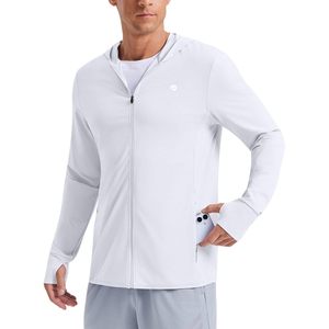 Sudadera con capucha completa con protección solar UPF50+ para hombre, ligera, de manga larga, para pesca y senderismo, con bolsillos. - Product Image 1