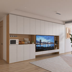 Meuble <span class=keywords><strong>TV</strong></span> moderne de luxe Unité murale pour meubles de salon <span class=keywords><strong>Support</strong></span> <span class=keywords><strong>TV</strong></span> <span class=keywords><strong>mural</strong></span> suspendu pour centre de divertissement - Product Image 1