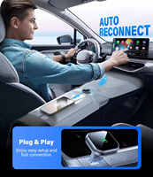 Jinchisheng Carplay portátil inteligente 2 en 1 reproductor Android Auto WiFi Plug Play Mini Ultra1 tipo C USB inalámbrico Carplay Dongle